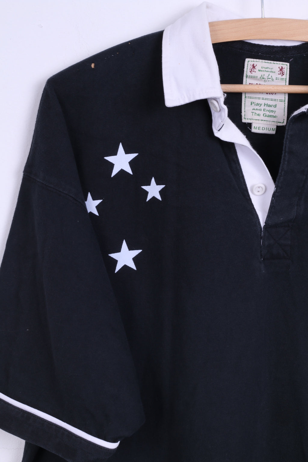 Polo da uomo St Bernard M in cotone Coppa del mondo di rugby 2003 Nuova Zelanda