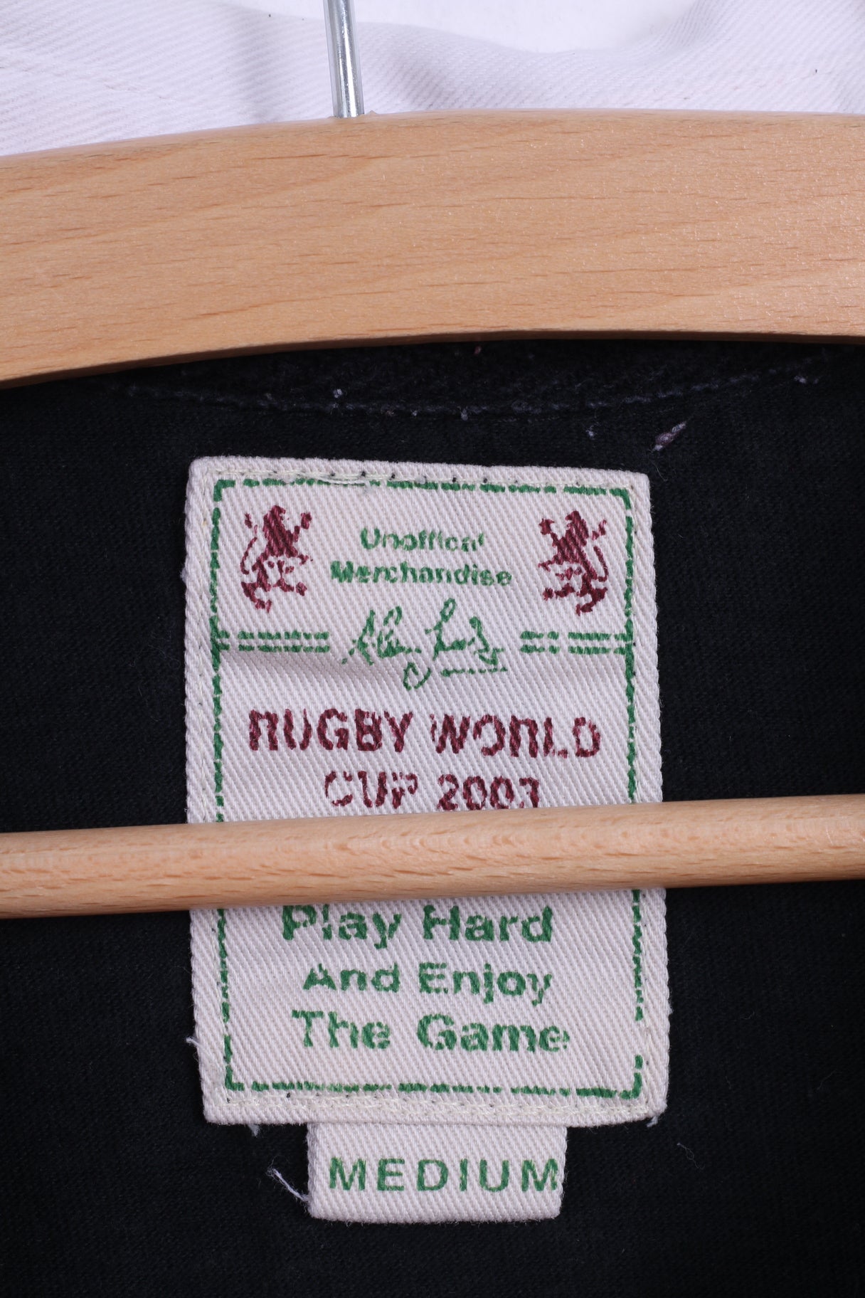 Polo da uomo St Bernard M in cotone Coppa del mondo di rugby 2003 Nuova Zelanda