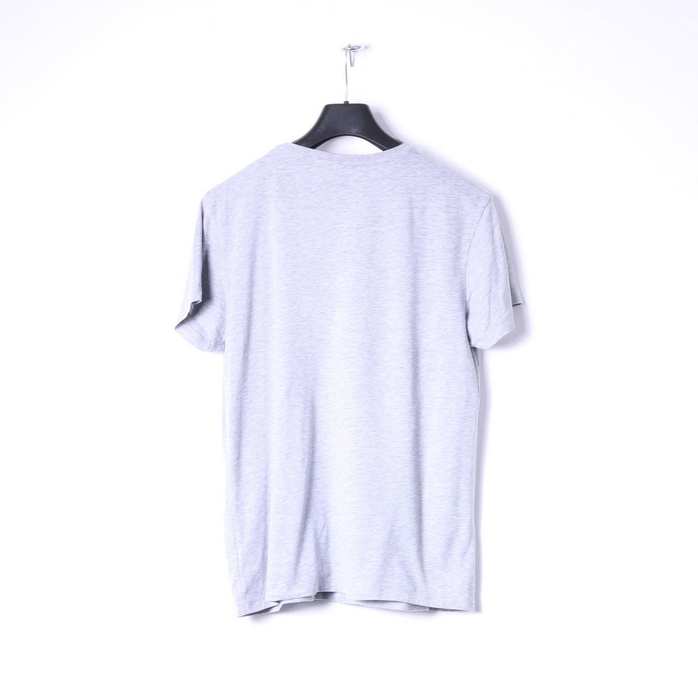 Cedar Wood State T-shirt L (M) pour hommes, en coton gris, graphique NASA, haut ajusté