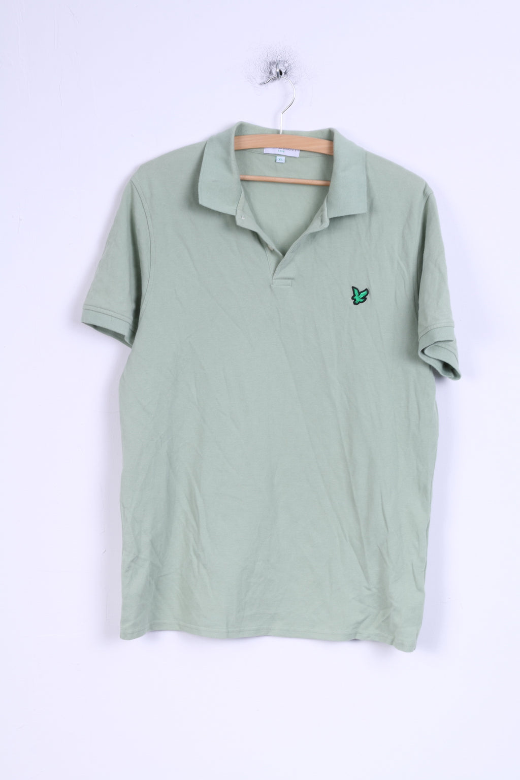 Polo XL da uomo Lyle &amp; Scott Club in cotone con bottoni dettagliati elasticizzati