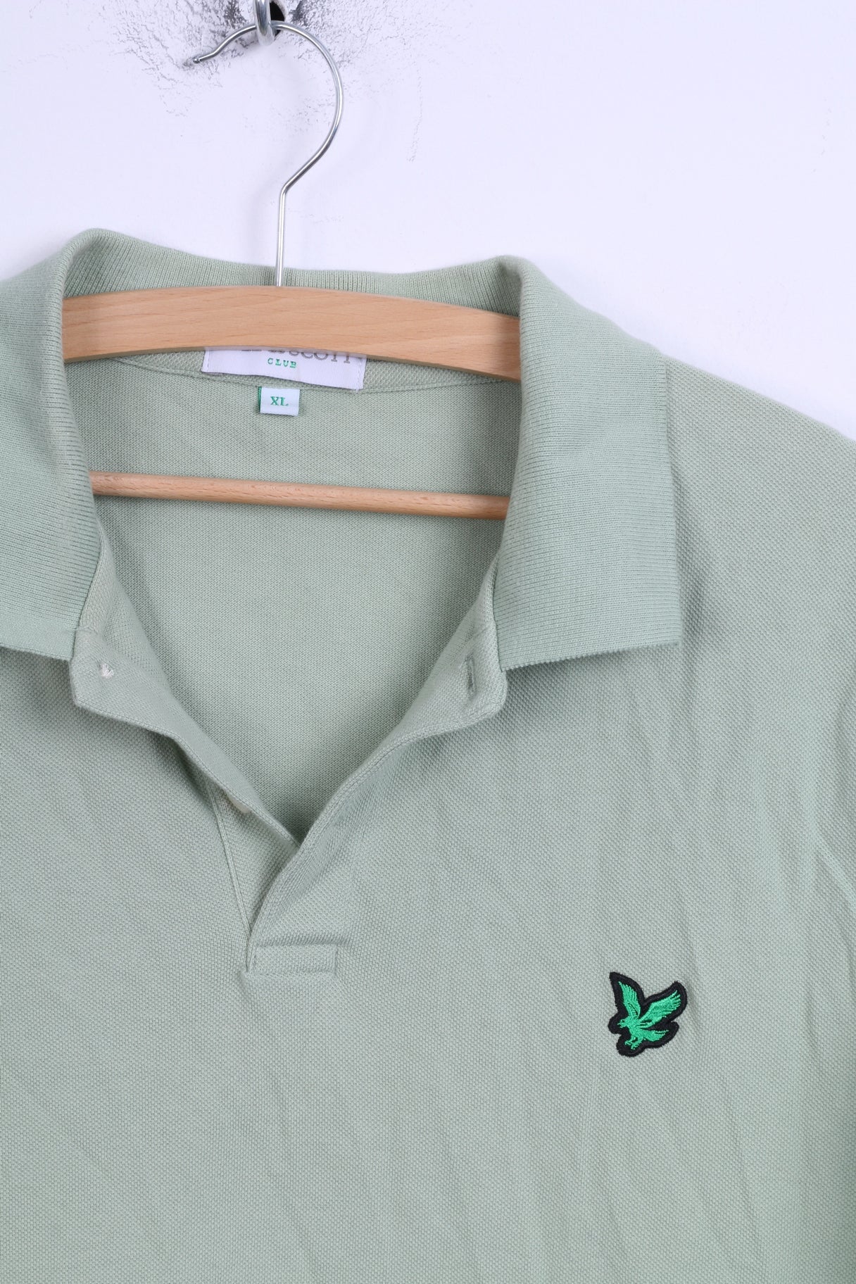 Polo XL da uomo Lyle &amp; Scott Club in cotone con bottoni dettagliati elasticizzati