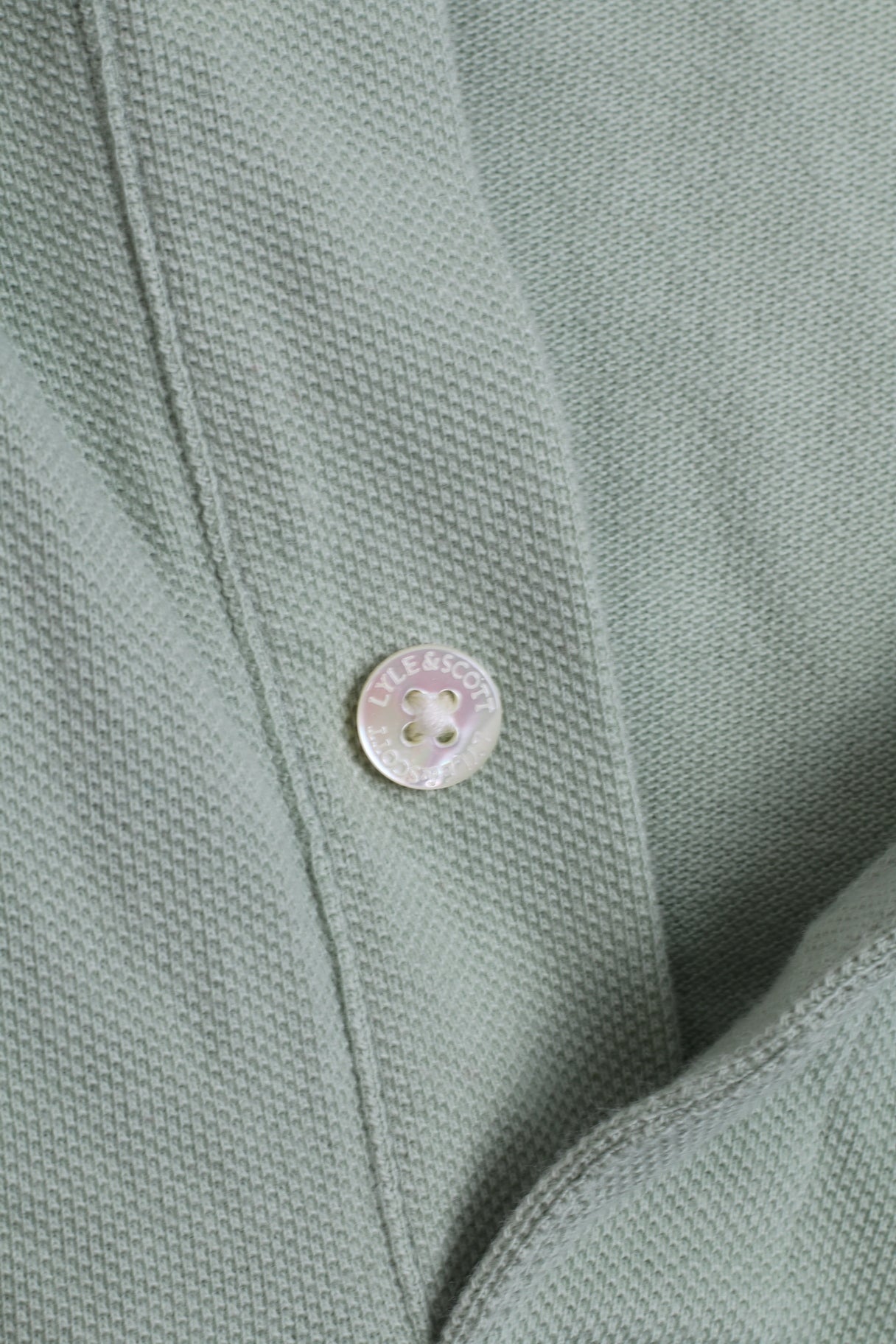 Polo XL da uomo Lyle &amp; Scott Club in cotone con bottoni dettagliati elasticizzati