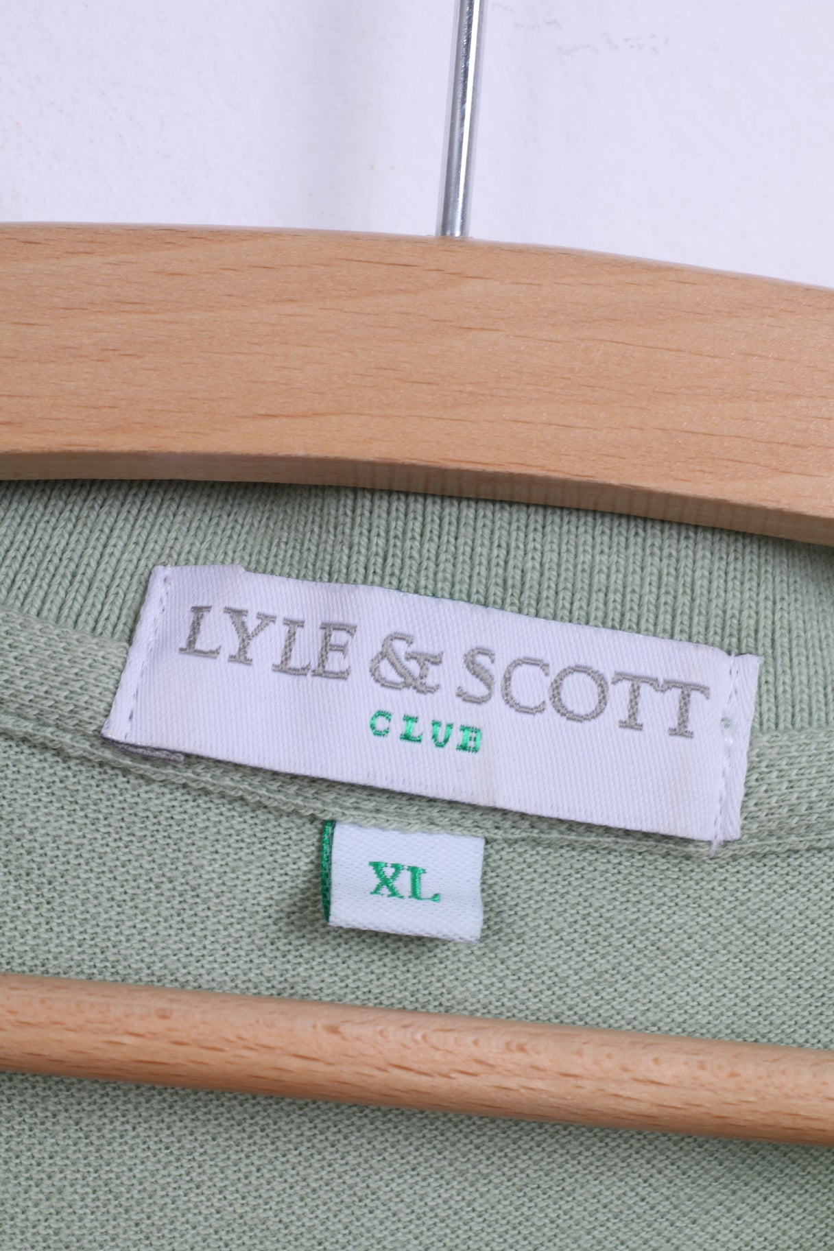 Lyle & Scott Club Mens XL Polo Shirt Cotton Mins Detailed Buttons Stretch