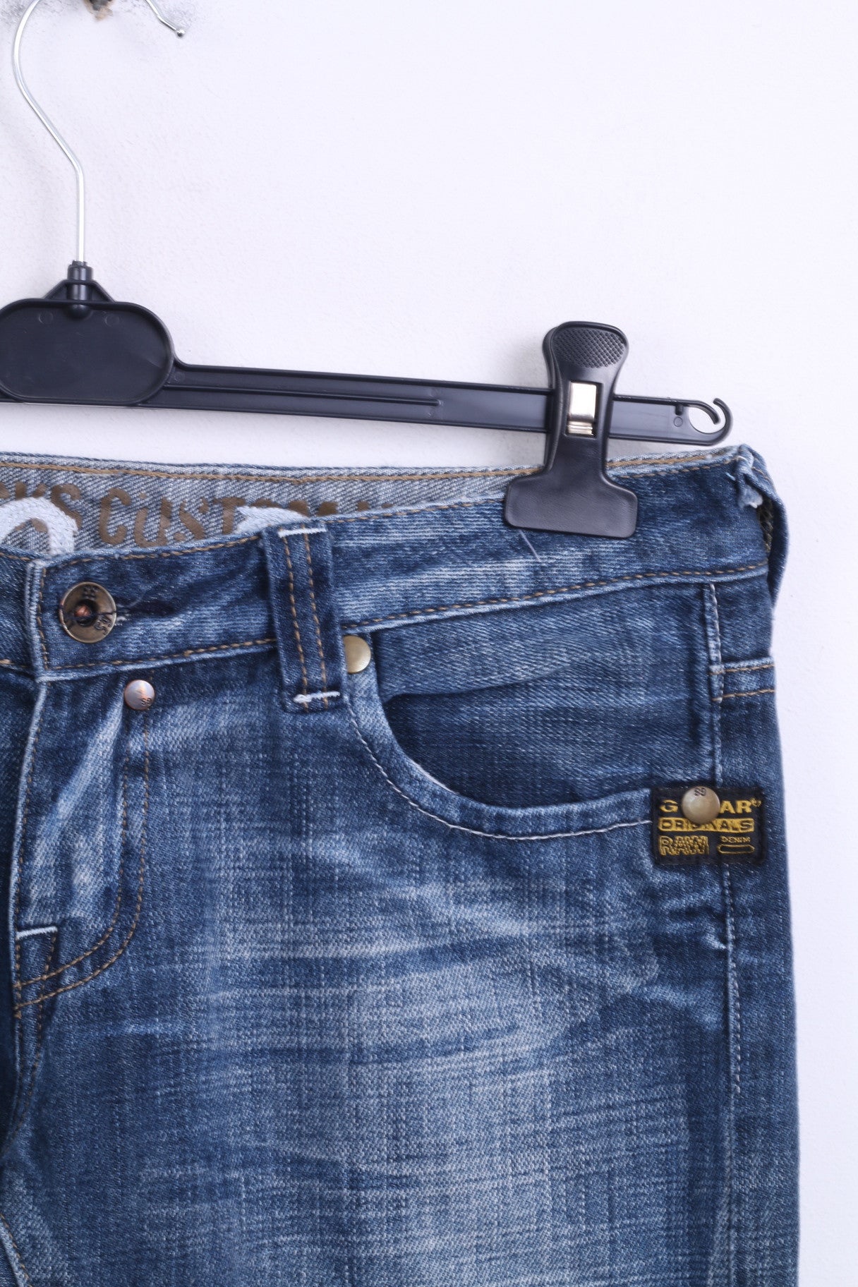 G-STAR Mens W30 L32 Trousers Denim Jeans Cotton - RetrospectClothes