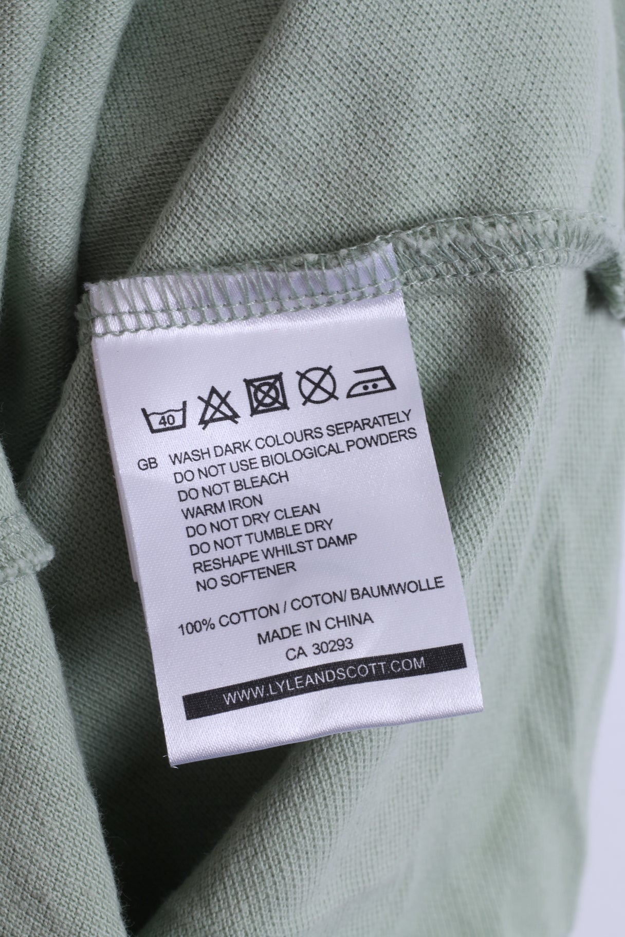 Lyle & Scott Club Mens XL Polo Shirt Cotton Mins Detailed Buttons Stretch