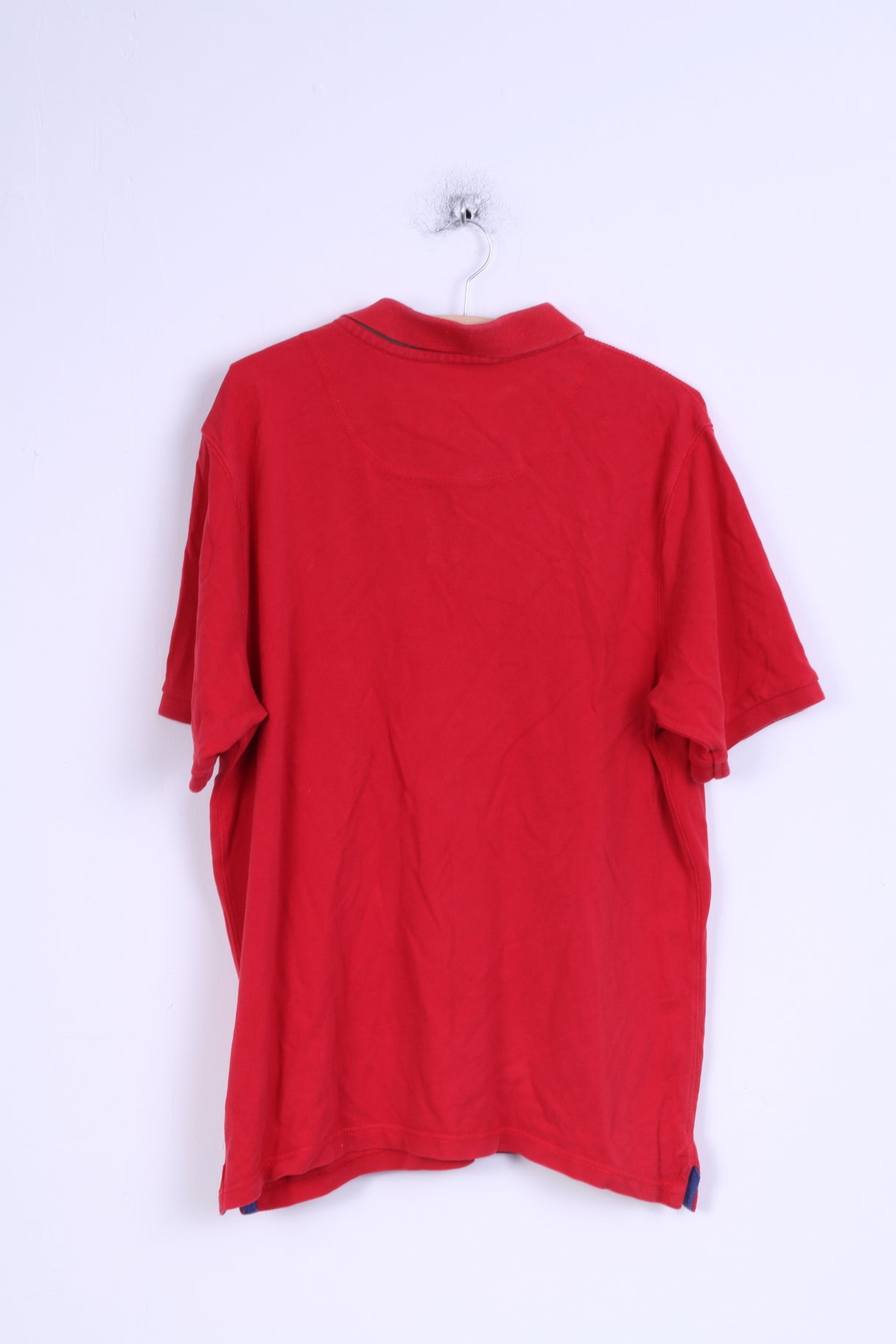 Joules Mens XL Polo Shirt Red Cotton Classic Fit