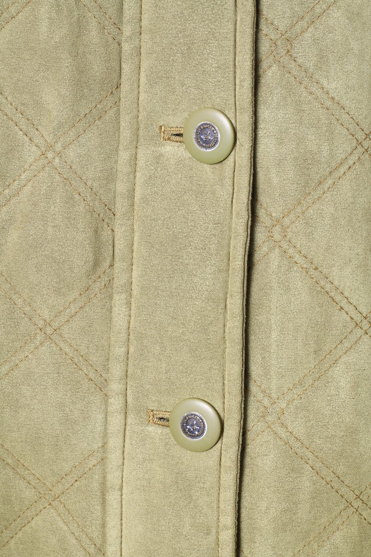 Eastex Womens 14 40 Jacket Quilted Green Buttoned Retro Coat Top