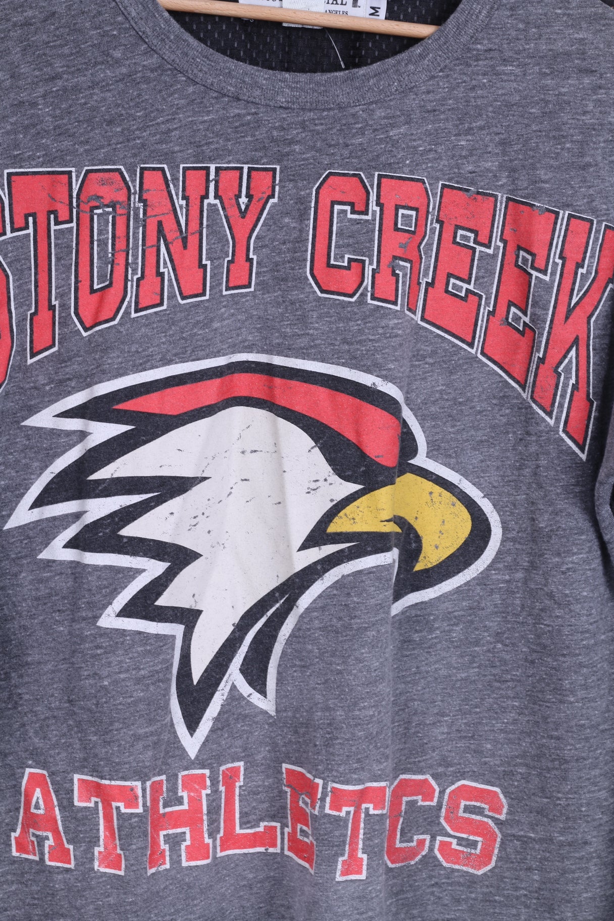 Project Social Chemise M pour femme Stony Creek Grapgic Gris Dos en maille