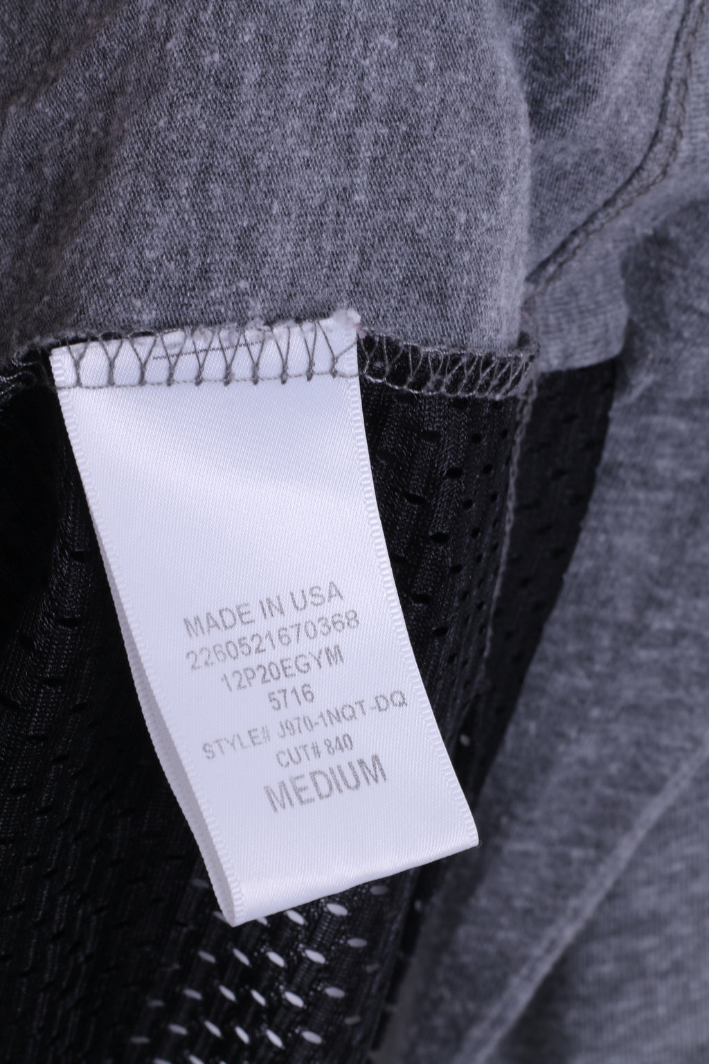 Project Social Chemise M pour femme Stony Creek Grapgic Gris Dos en maille