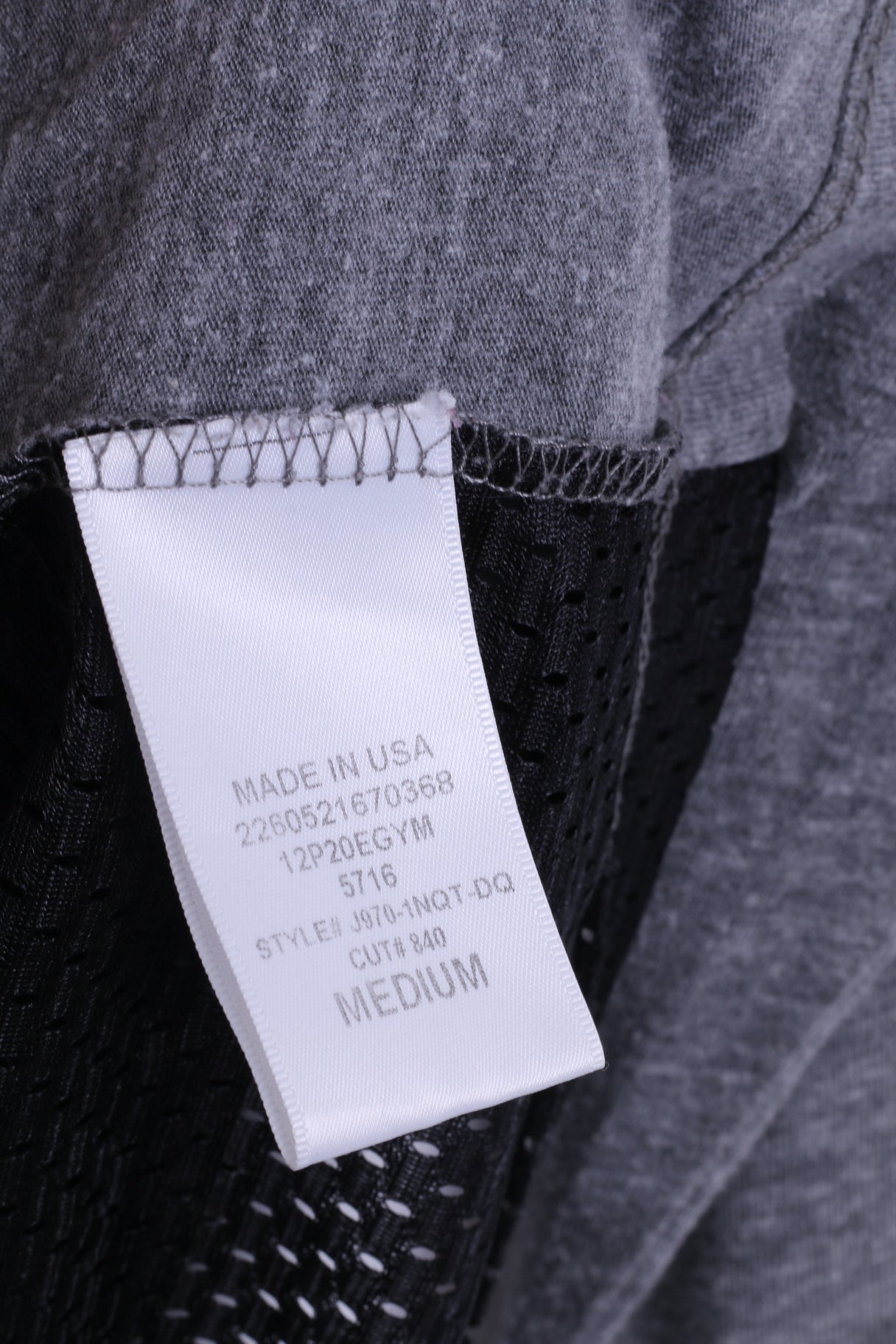 Project Social Chemise M pour femme Stony Creek Grapgic Gris Dos en maille