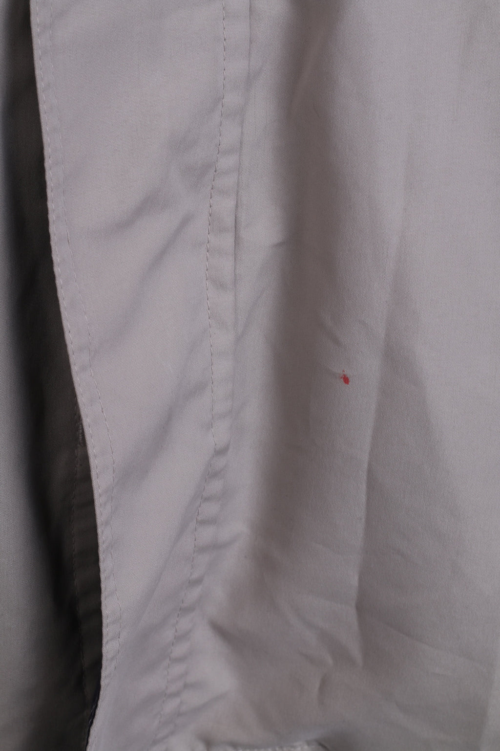 Champion Men L Jacket Beige Stand-Up Collar Full Zipper Harrington Top