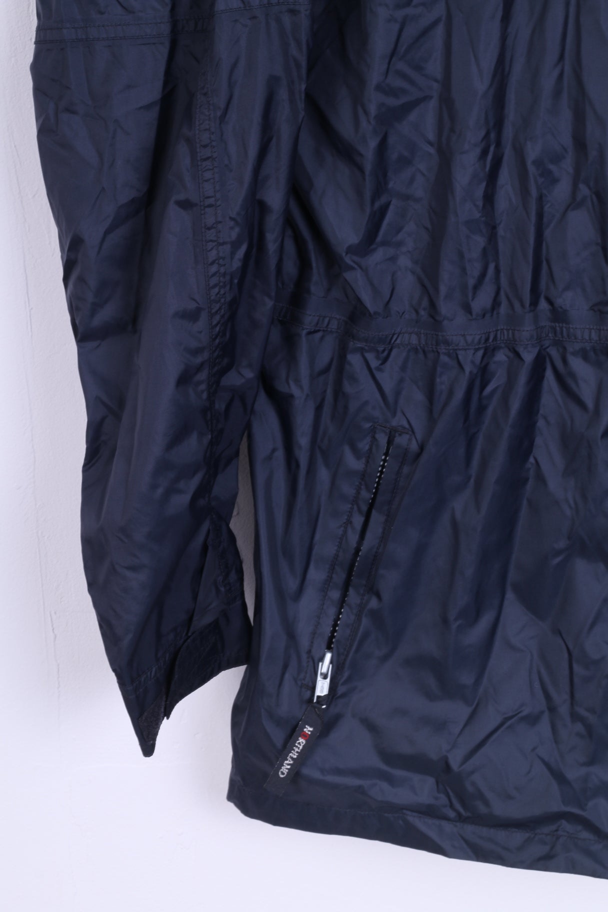 Northland Veste 176 M pour homme en nylon bleu marine imperméable à capuche avec fermeture éclair