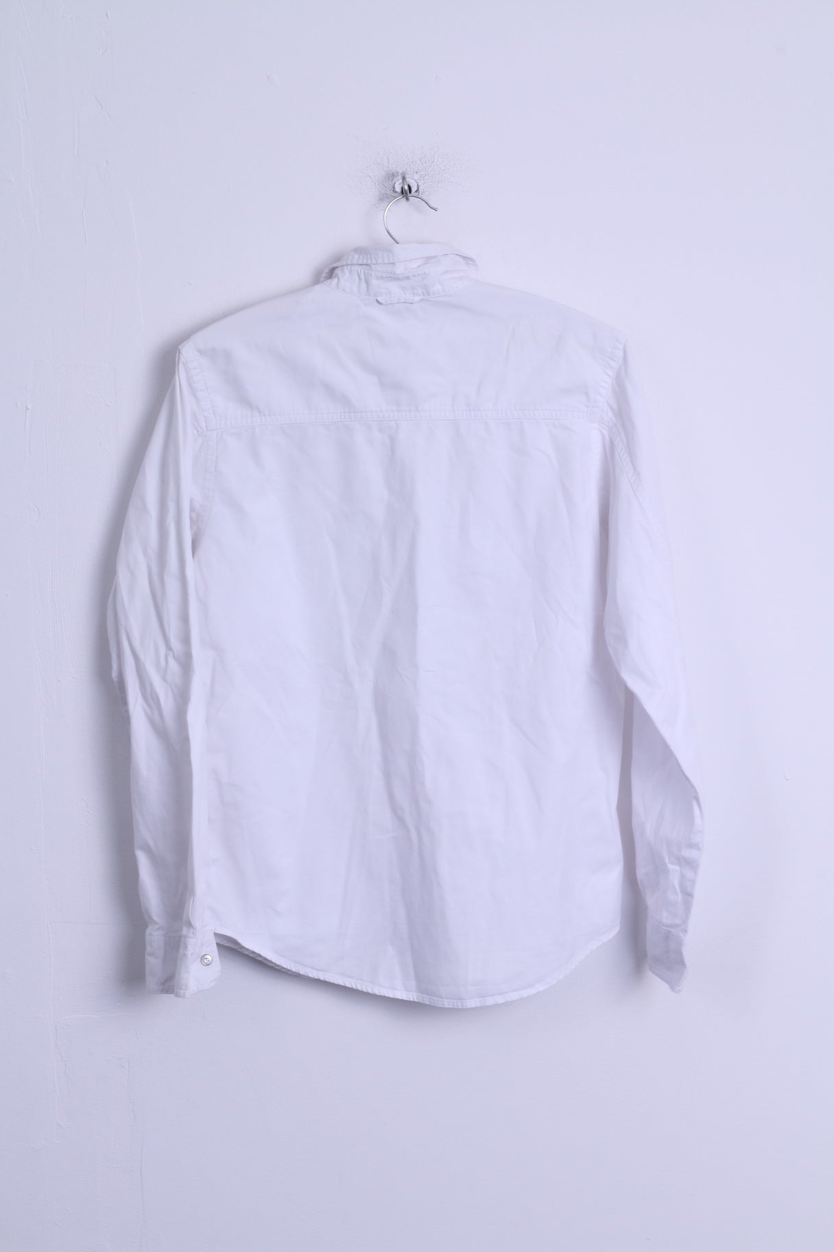 Timberland Ragazzi 16 anni 176 Camicia casual Bianca in cotone organico con bottoni dettagliati Manica lunga