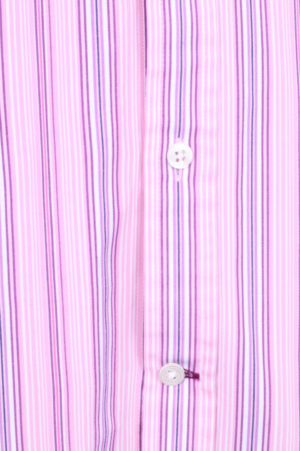 Thomas Pink Jermyn Street Mens 15 33.5 M Casual Shirt Pink Striped Cotton - RetrospectClothes