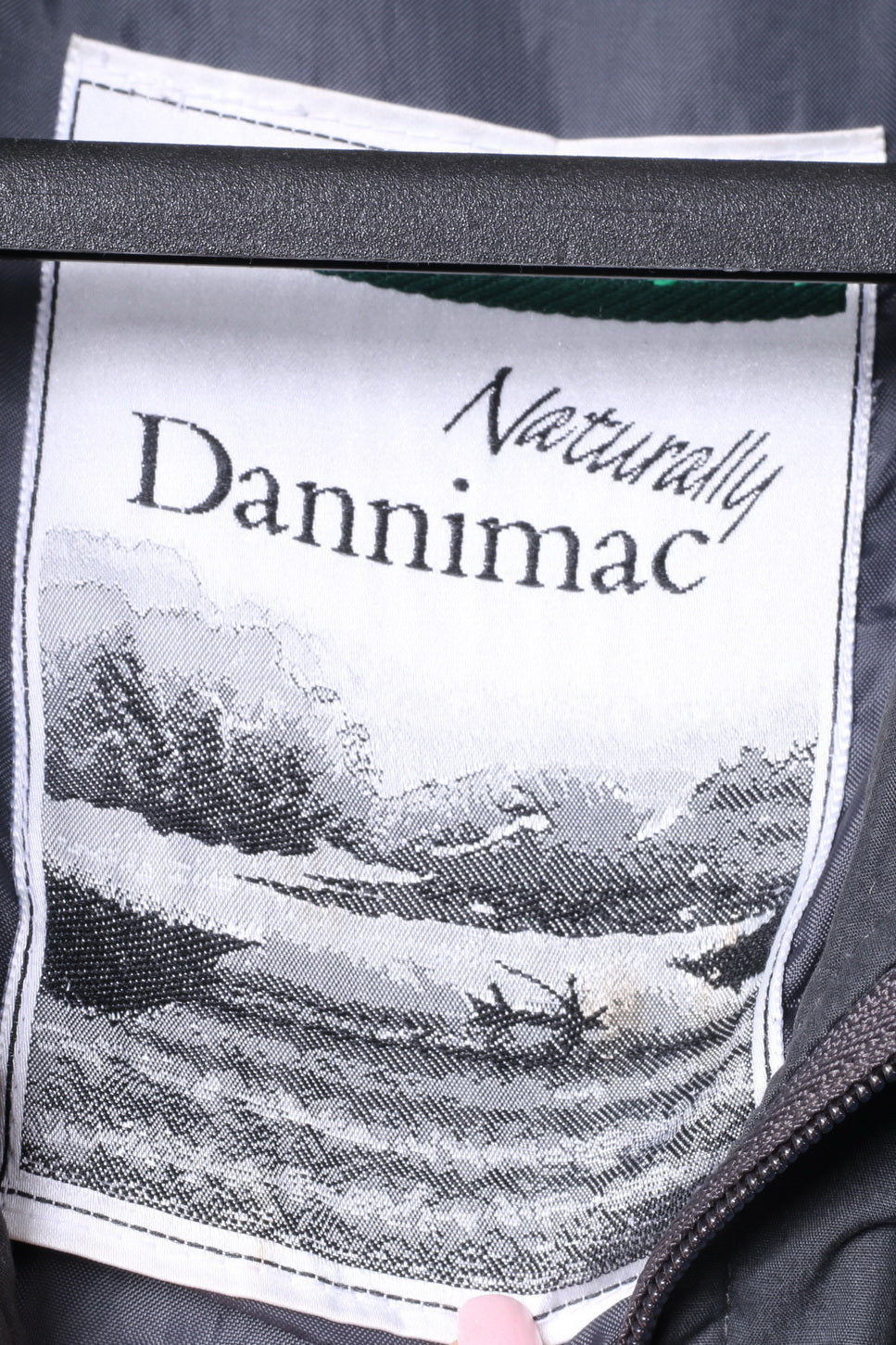 Dannimac Naturally Men 52 L Jacket Gray Cotton Country Lightweight Vintage Zip Up Top