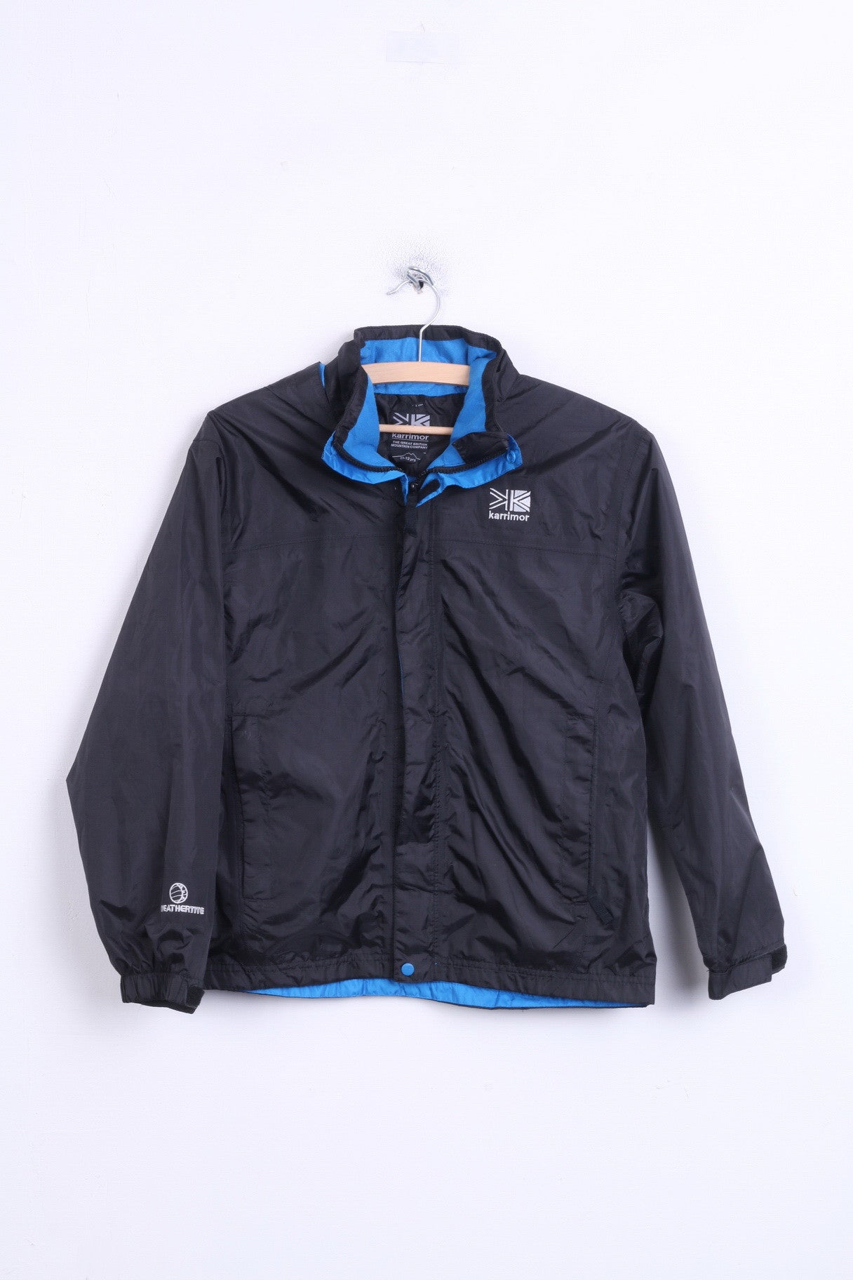 Karrimor Boys 11-12Yrs Jacket Black Hood Muntain Company - RetrospectClothes