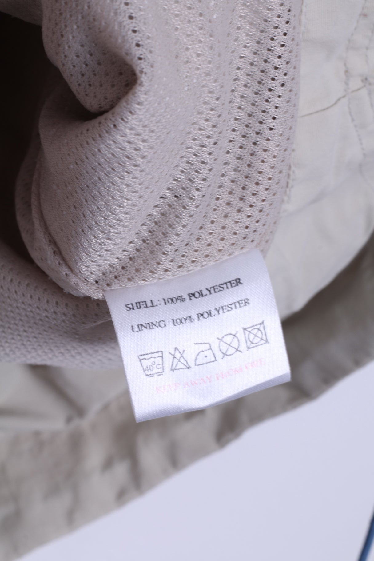 Air Walk Boys 32 10 Age Veste Beige Bleu Haut d'entraînement à capuche