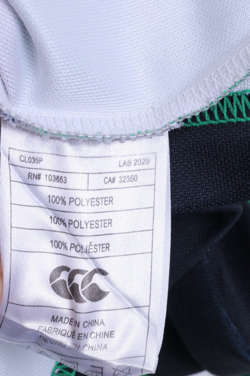 Canterbury Wheatsheaf Cabin Crew RFC Mens M Polo Shirt Green Rugby Sport