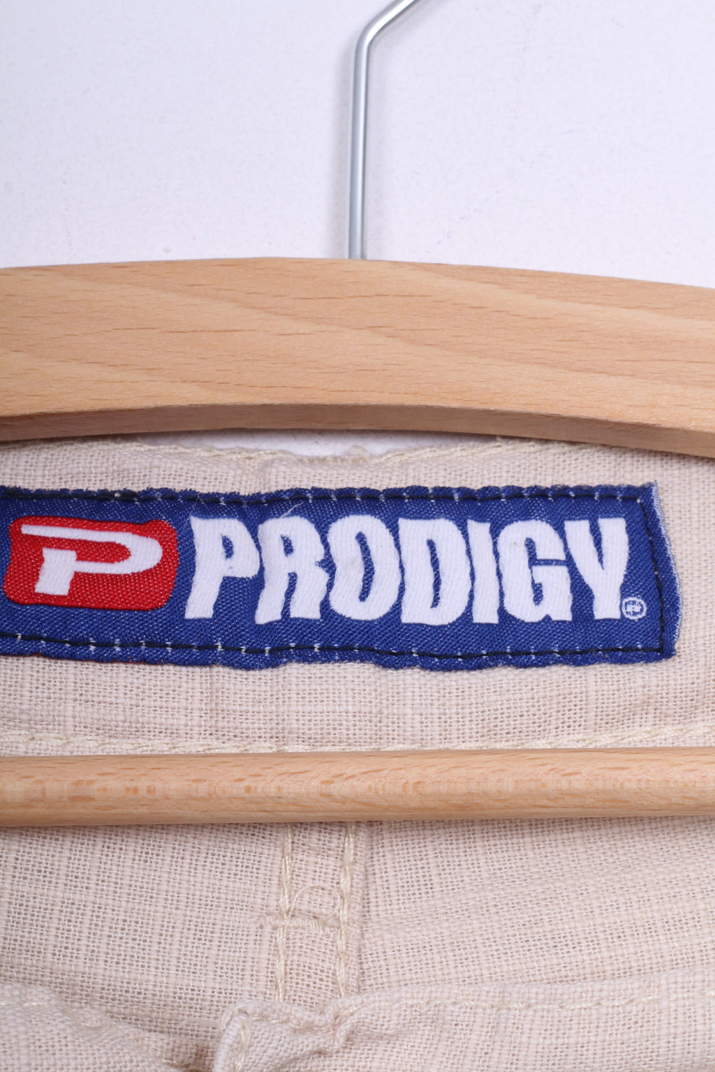 Prodigy Jeans Pantalon Homme 32 Beige Pantalon en Coton Décontracté Jambe Droite