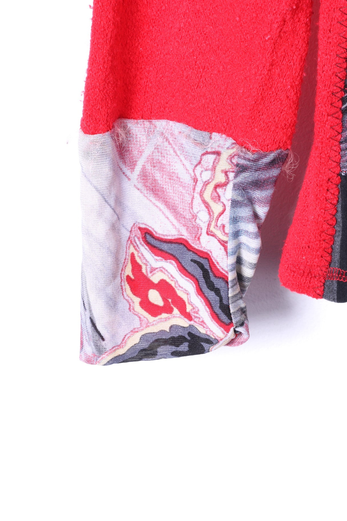 Maksim .Z Paris Pull M Femme Rouge Acrylique Brodé Abstrait Pull