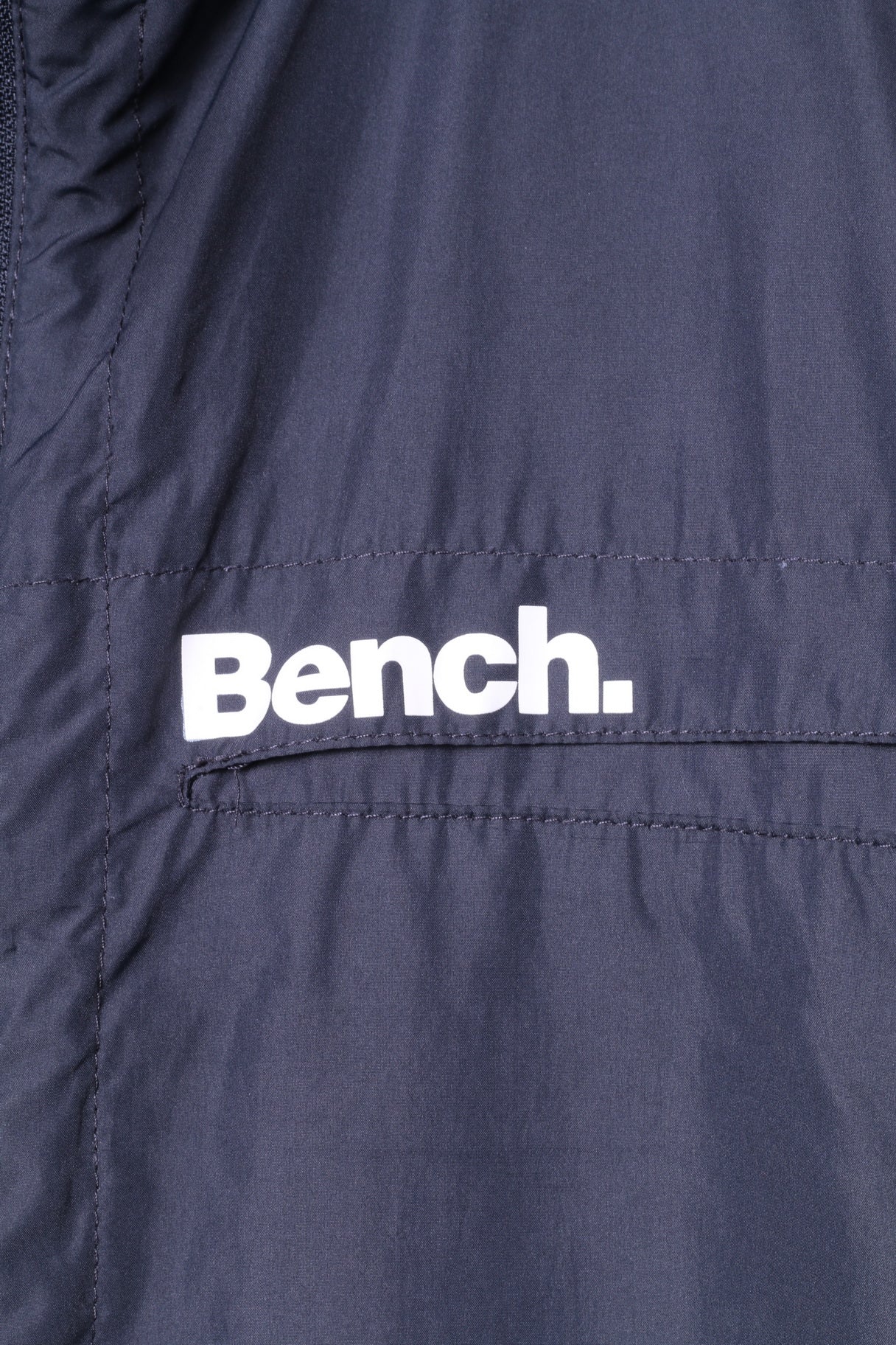 Bench Mens M Jacket Black Lightweight Zip Up Run Sportswear Top