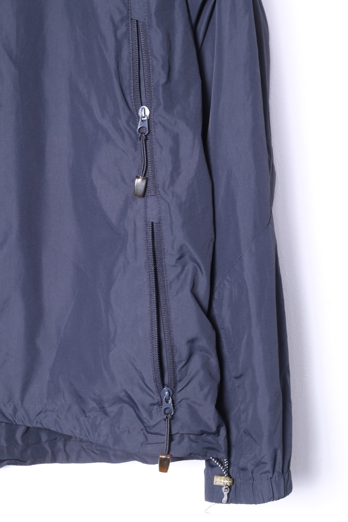 Bench Mens M Jacket Noir Léger Zip Up Run Sportswear Top