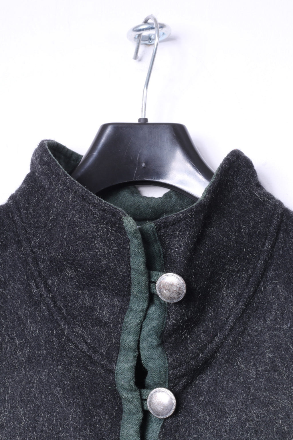 MEICO Landhaus Look Women M Jumper Grey Wool Tyrol Austria Sweater Top