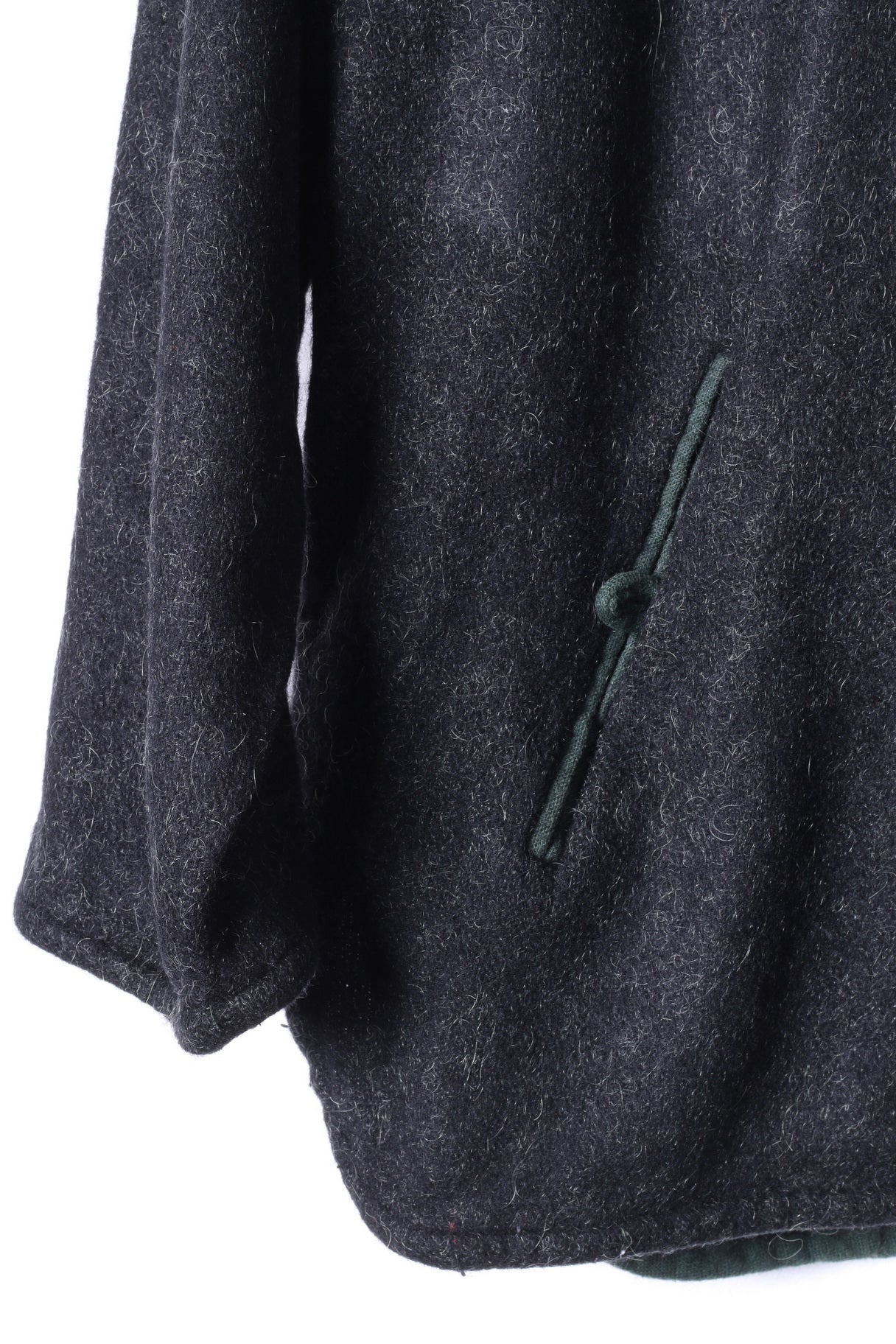 MEICO Landhaus Look Women M Jumper Grey Wool Tyrol Austria Sweater Top