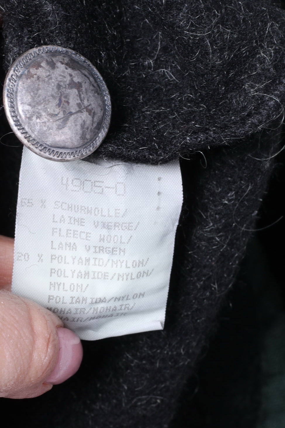 MEICO Landhaus Look Women M Jumper Grey Wool Tyrol Austria Sweater Top