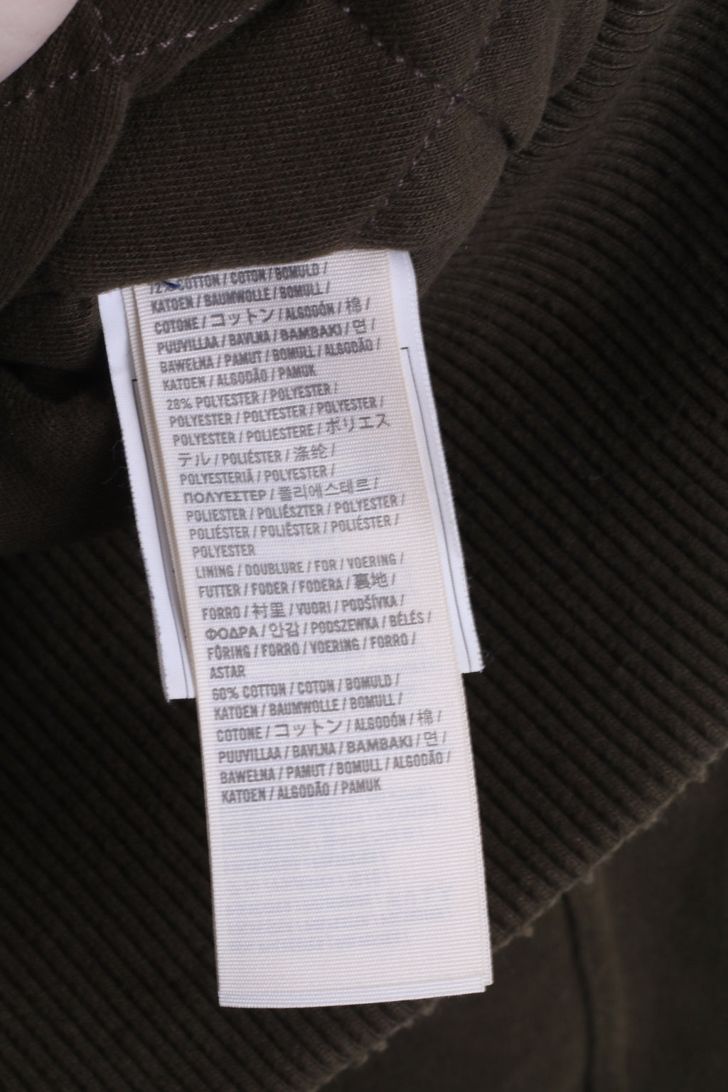 HOLLISTER California Mens S Sweatshirt Jumper Green Padded Cotton - RetrospectClothes