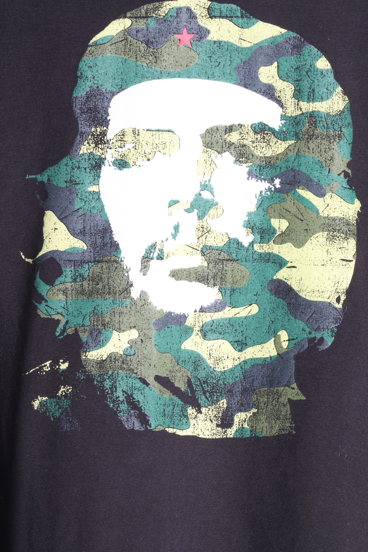 Joe Browns hommes M (S) T-Shirt noir coton graphique soldat armée col rond haut