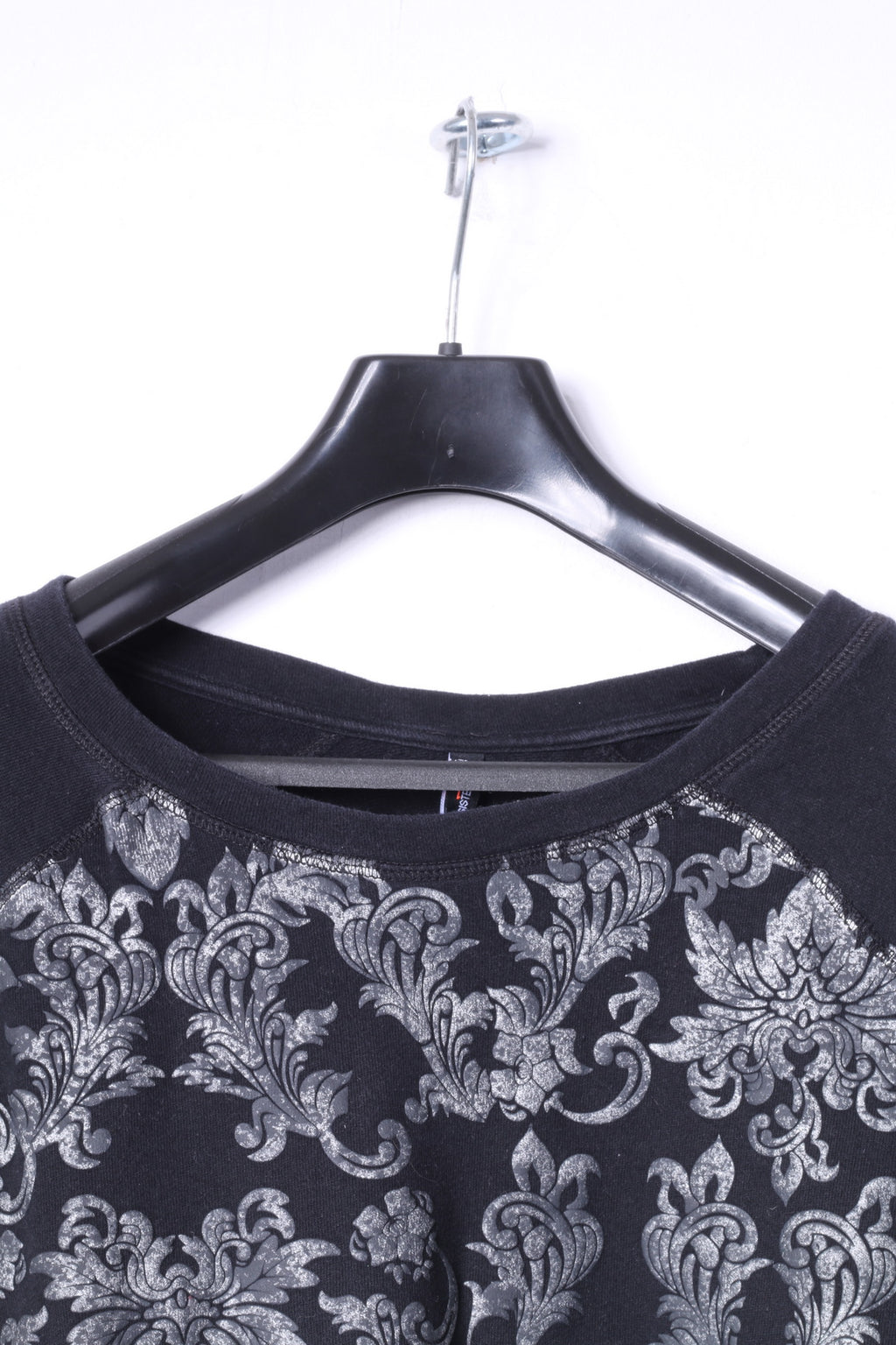 New Yorker Sister Womens S Sweatshirt Black Cotton Printed Classic Top