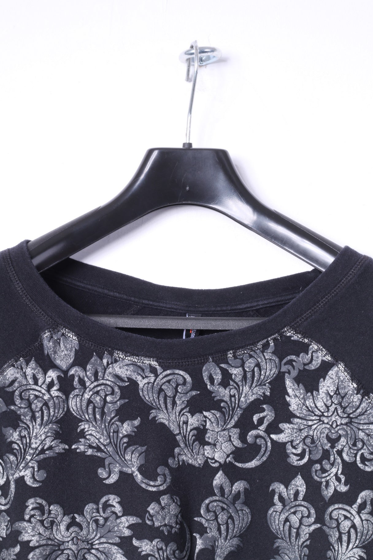 New Yorker Sister Womens S Sweatshirt Black Cotton Printed Classic Top