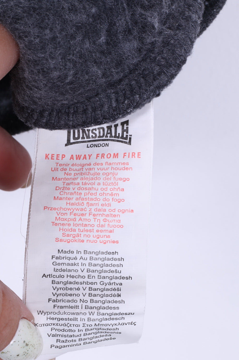 Lonsdale London Gilet sans manches pour homme 3XL Bodywarmer gris à capuche en coton avec fermeture éclair complète vêtements de sport