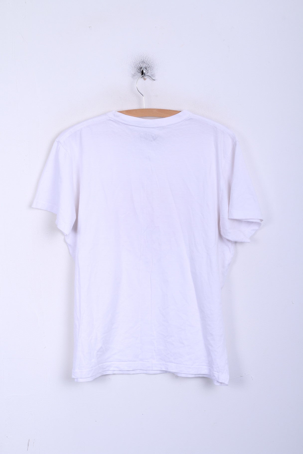 DC COMICS T-shirt da uomo L girocollo in cotone bianco