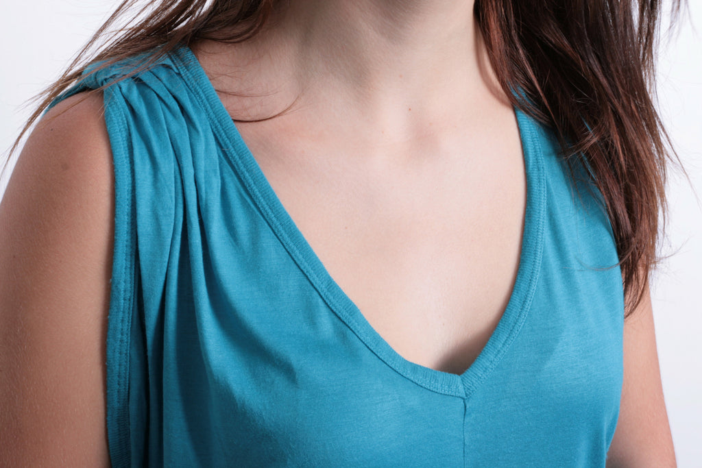 Diesel Womens M Blouse Sleeveless Turquoise Party Top Tunic shirt - RetrospectClothes