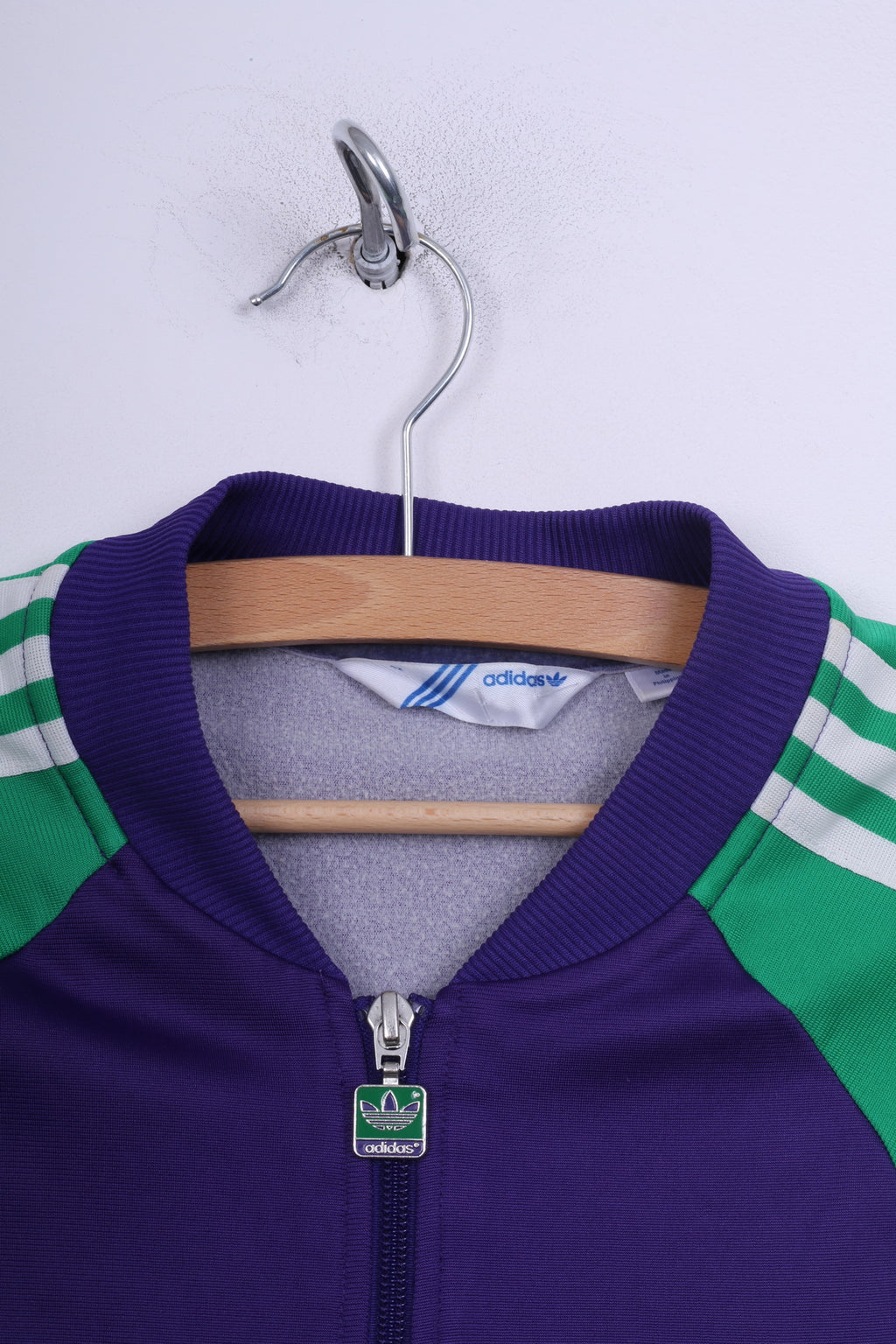 Felpa Adidas da donna 42 M con cerniera intera Bomber Bomber viola 