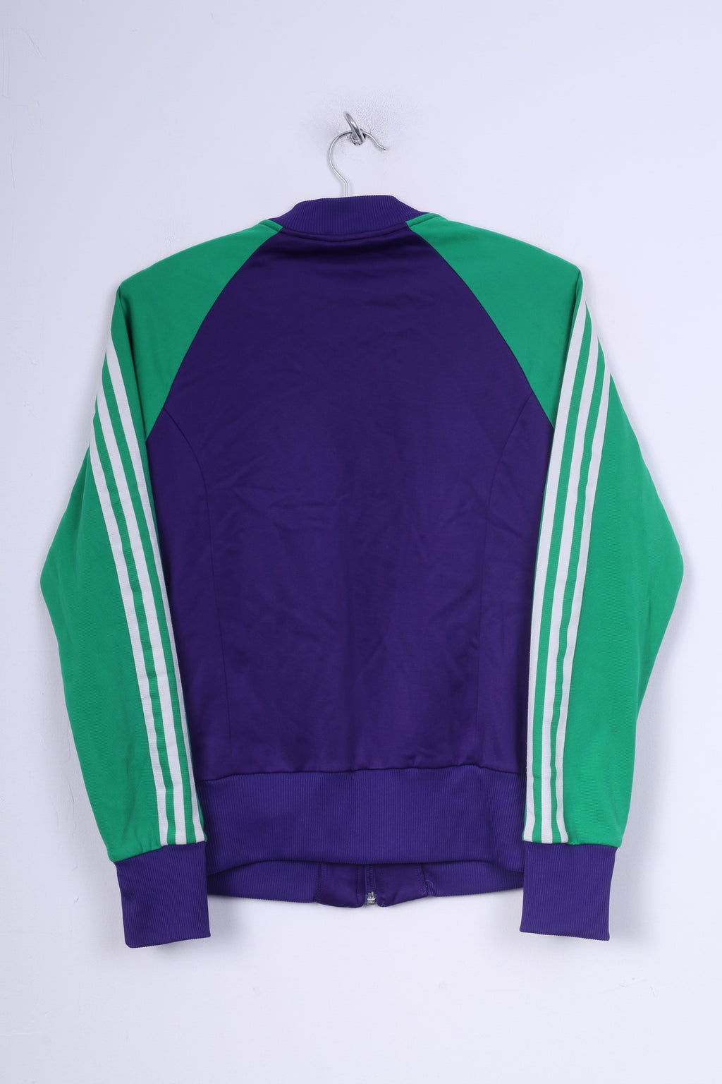 Felpa Adidas da donna 42 M con cerniera intera Bomber Bomber viola 