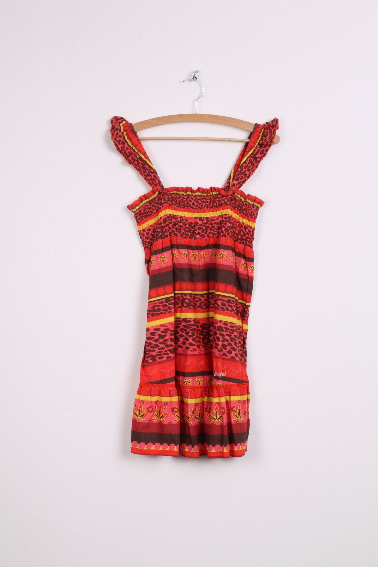 DKNY Jeans Abito da donna M in cotone arancione Cocktail