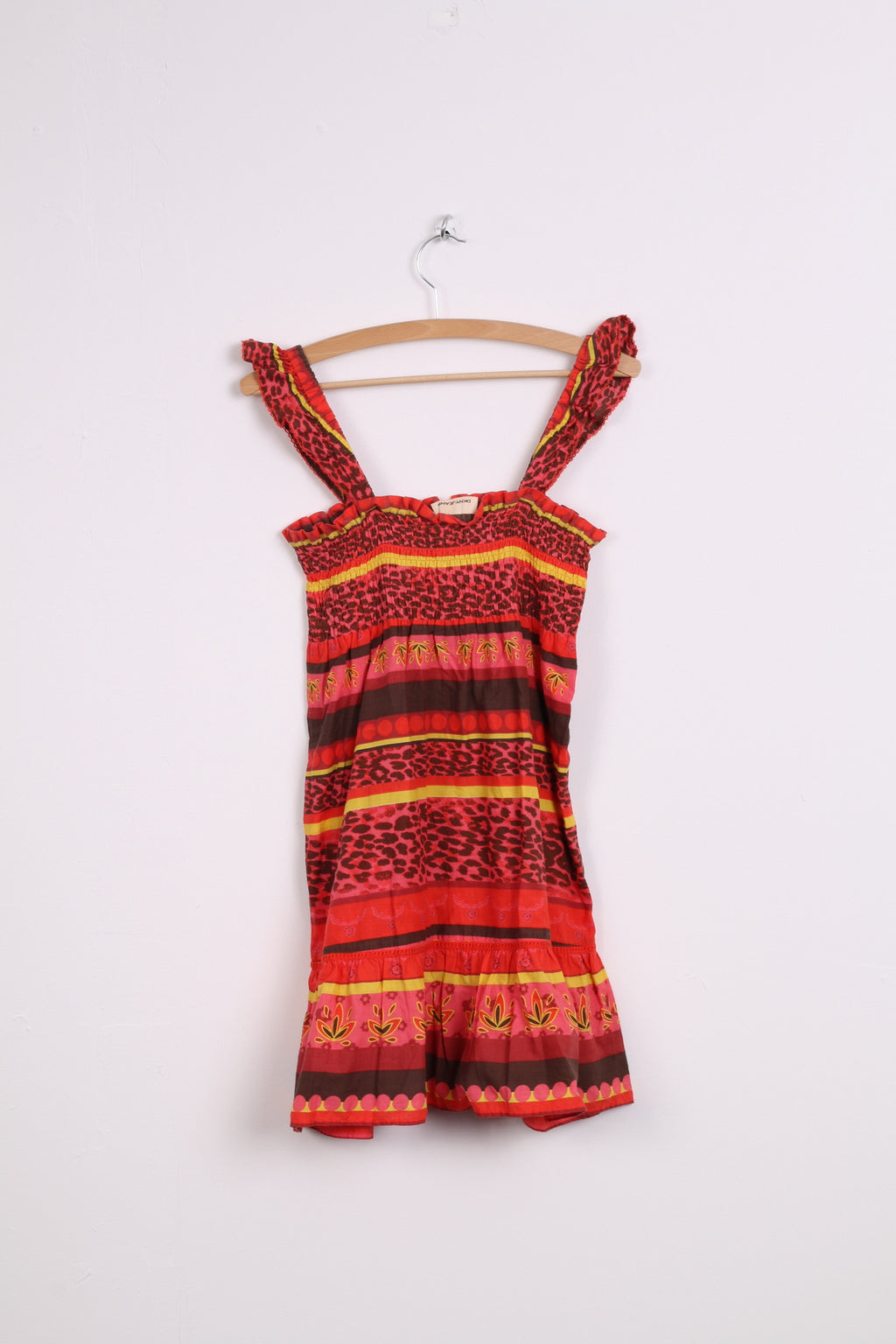 DKNY Jeans Abito da donna M in cotone arancione Cocktail