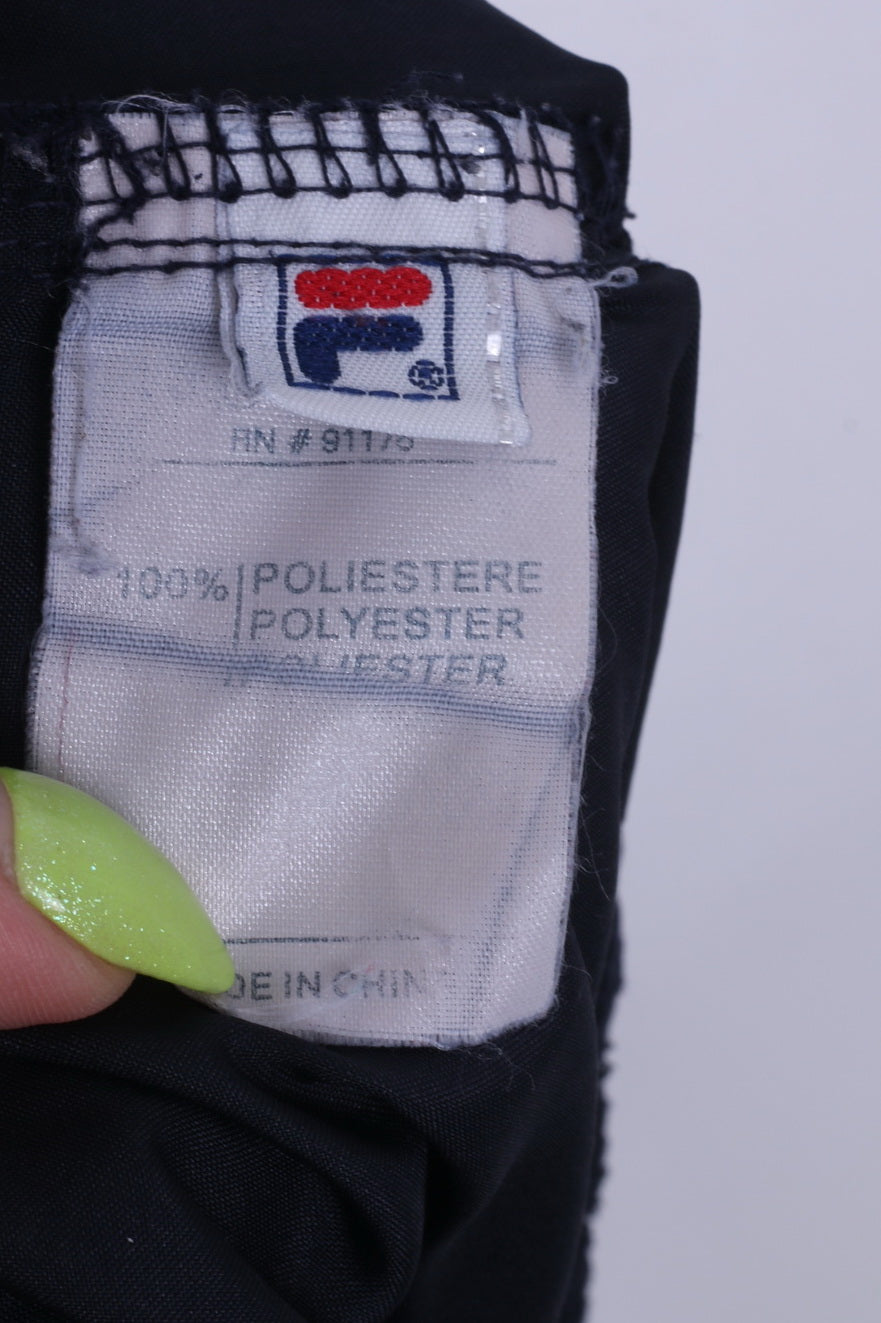 Fila Mens XL Sweatpants Trousers Sport Navy Track Pants