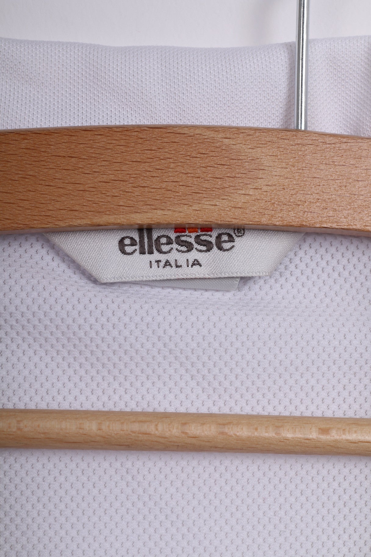 Ellesse Italia Grils L 12-14Yrs Polo Shirt White Sport Short Sleeve