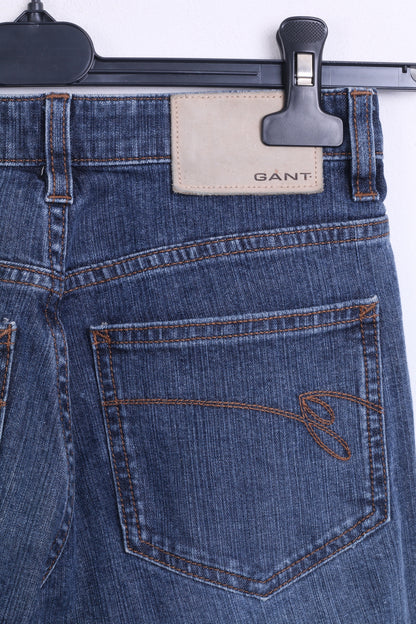 Gant Womens W26 L32 Trousers Denim Jeans Navy Carol Regular Fit - RetrospectClothes