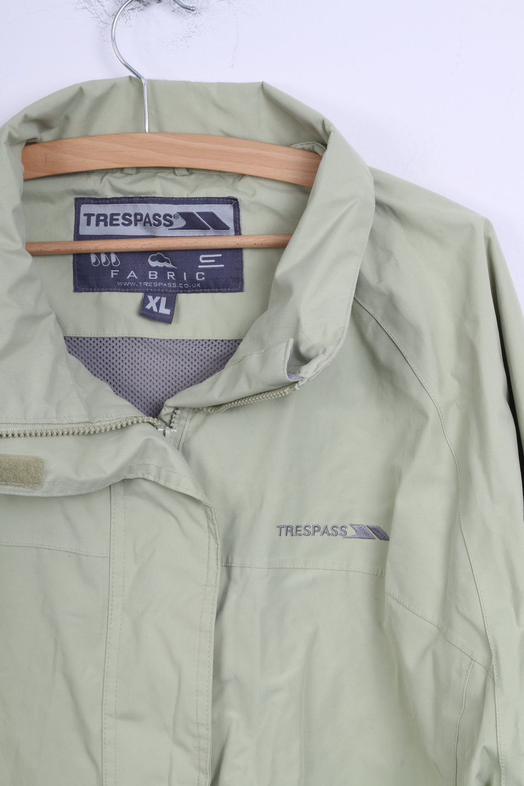Trespass Womens XL Jacket Mint  Waterproof Windproof Outdoor Zip Up Top