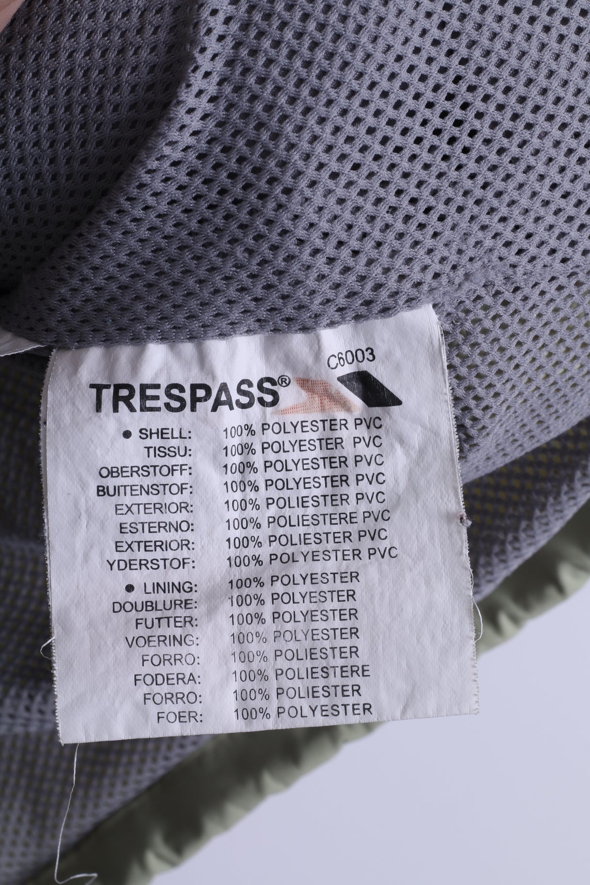 Trespass Womens XL Jacket Mint  Waterproof Windproof Outdoor Zip Up Top