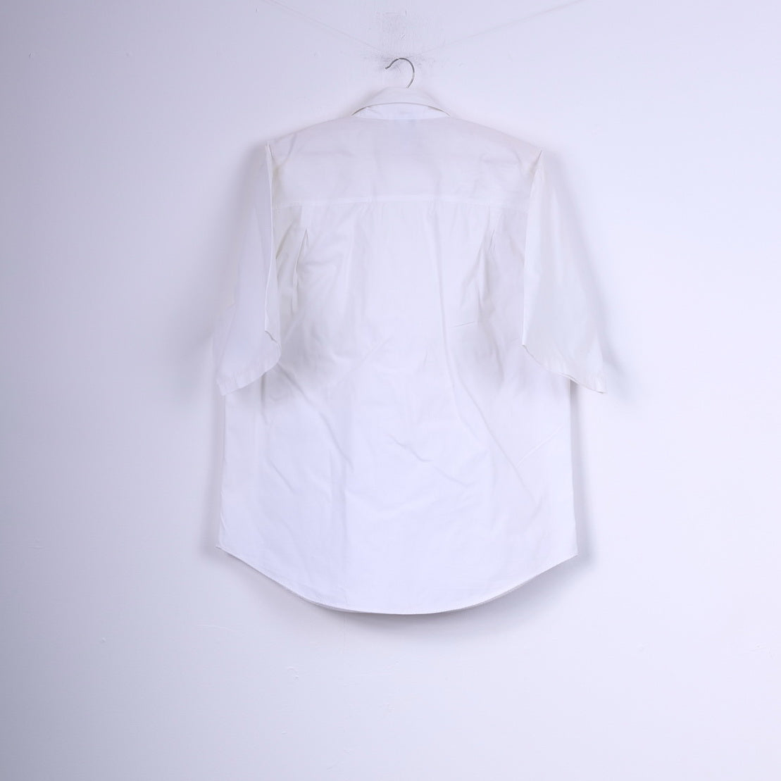 Jordache Jeanswear Mens S Casual Shirt White Short Sleeve Top Vintage