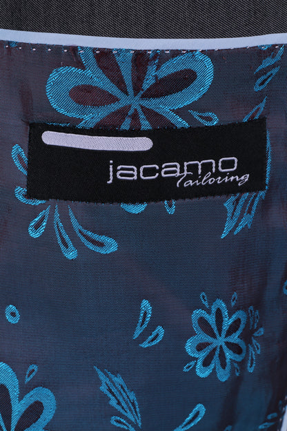 Jacamo Mens 48R 3XL Blazer Single Breasted Shoulder Pads Jacket Grey