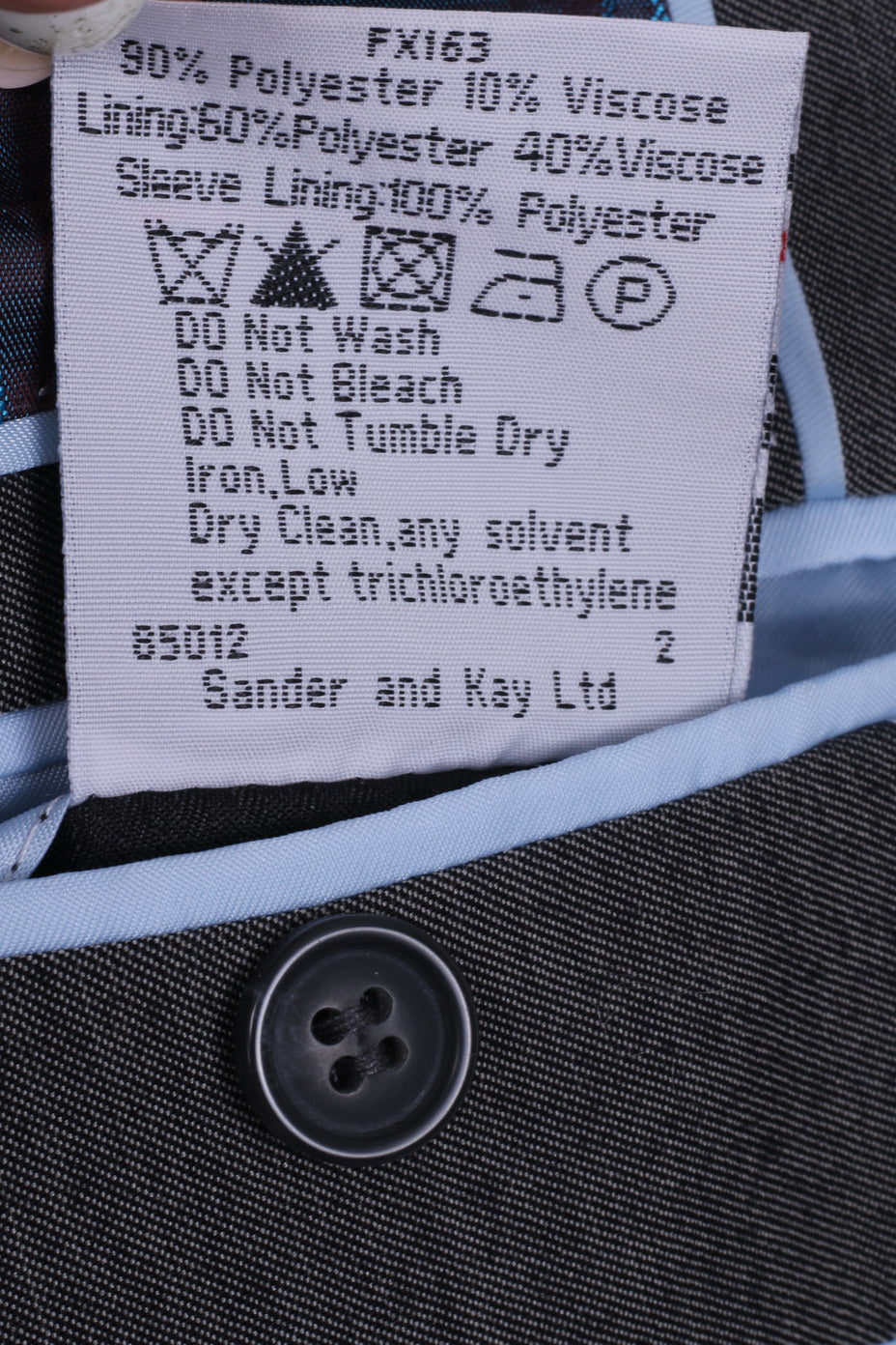 Jacamo Mens 48R 3XL Blazer Single Breasted Shoulder Pads Jacket Grey