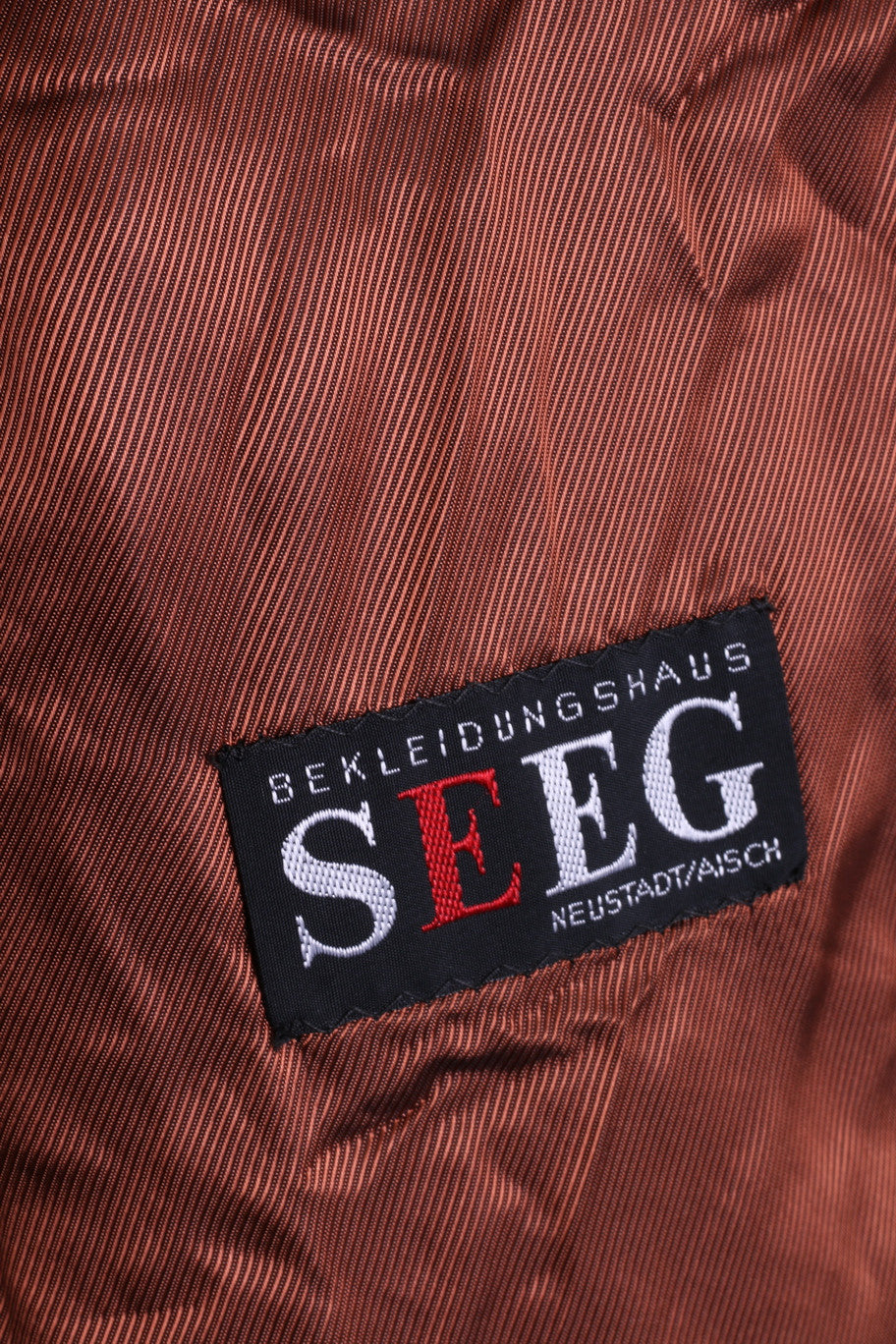 Fashion Collection International Womens 21 L Coat Wool Grey Single Breasted Vintage - RetrospectClothes