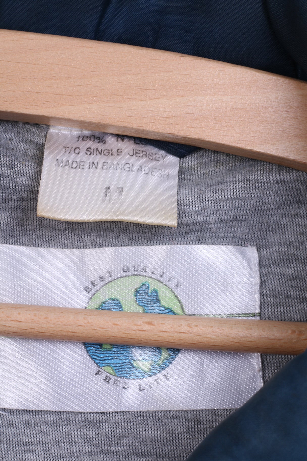 Mondial Sport Mens M Track Top Jacket Hood Green Nylon Waterproof